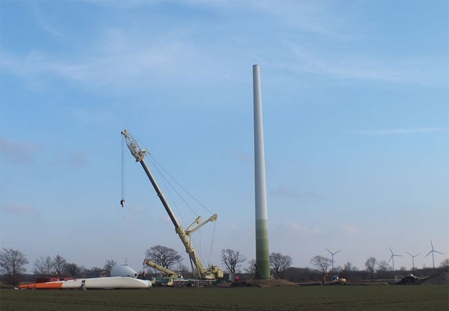 Der Rückbau von XXL-Produkten wird aufgrund des anstehenden Wegfalls der EEG-Förderung vor allem für die Windenergiebranche eine große Herausforderung / Foto: HB