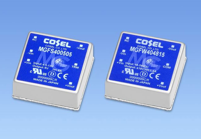 PB: Cosel's hochzuverlässige 40W DC/DC-Wandler der MGF40-Serie für anspruchsvolle Anwendungen