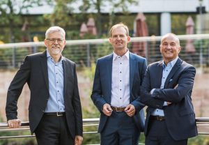Das Vorstandsteam der UmweltBank: Stefan Weber, Jürgen Koppmann, Goran Bašić (v.l.n.r.)