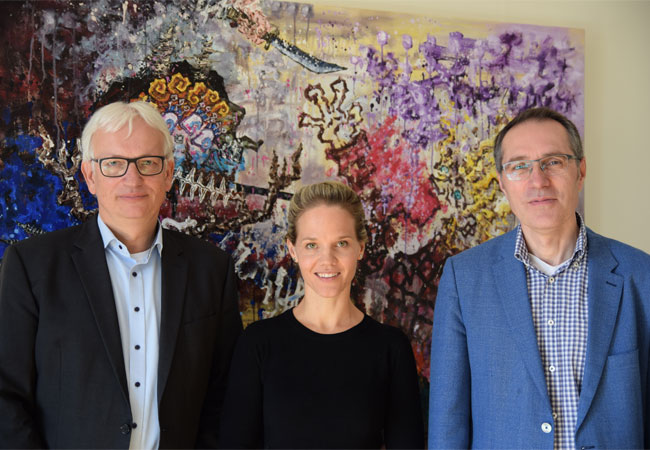 PB: Geschäftsführung des Deutsche Umwelthilfe e.Vereins: Jürgen Resch, Barbara Metz, Sascha Müller-Kraenner (v.l.) (©) DUH