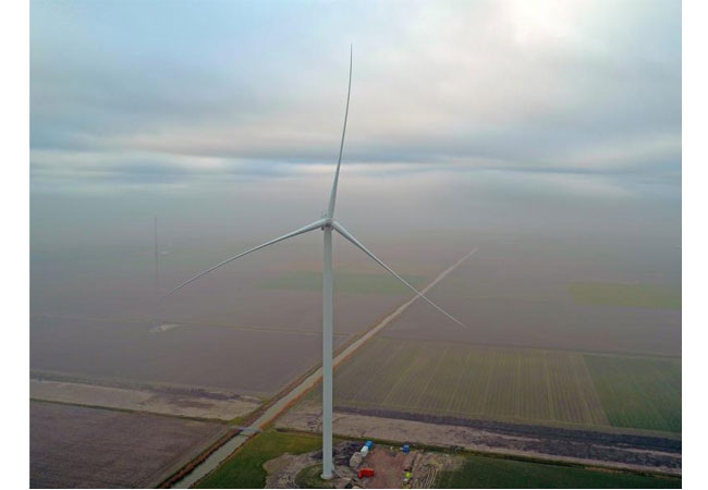 PB: Prototyp der größten Onshore-Windenergieanlage von GE in den Niederlanden installiert und in Betrieb genommen