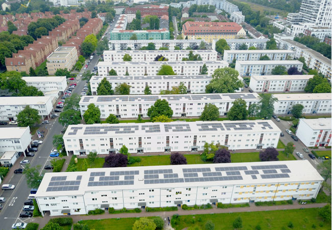 PB: LG Electronics liefert Solarmodule für Hessens größte PV-Mieterstromanlage