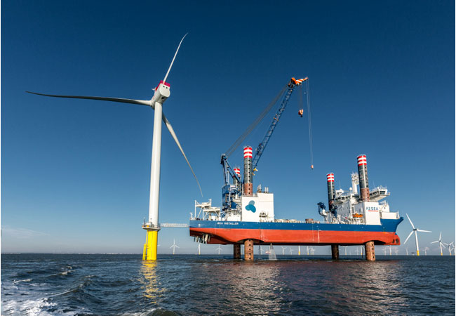 PB: Siemens Gamesa installiert deutschen Offshore-Windpark Arkona in Rekordzeit