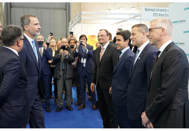PB: Visit His Majesty Felipe VI to SGRE