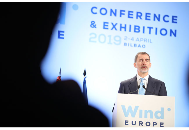 PB: King Felipe VI of Spain: wind energy is transforming Spain and Europe / © WindEurope
