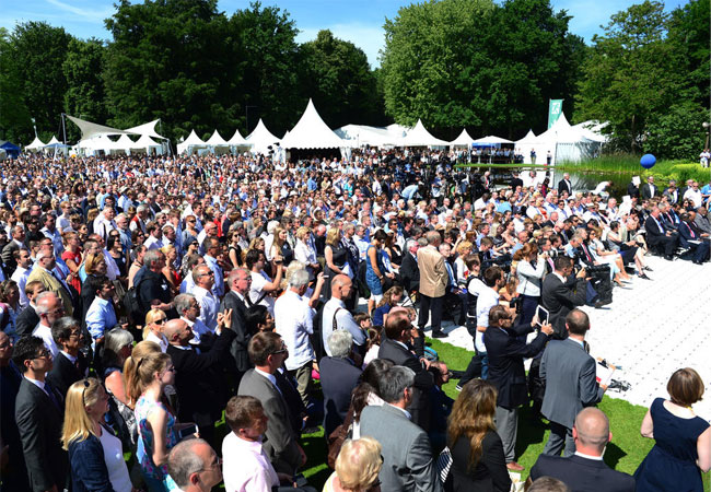 PB: Zu einem Besuchermagnet werden wie ihre fünf Vorgänger soll auch die „Woche der Umwelt“ 2020 des Bundespräsidenten und der DBU am 9. und 10. Juni im Park von Schloss Bellevue in Berlin. / © Deutsche Bundesstiftung Umwelt
