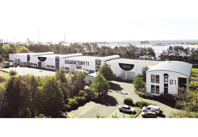 PB: Tesvolt Gigafactory in Wittenberg (Bildquelle: Tesvolt)