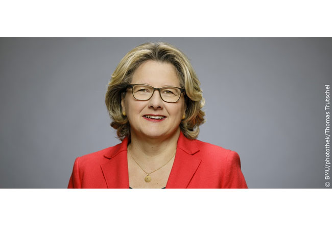 PB: Svenja Schulze / Bildnachweis BMU/photothek/Thomas Trutschel