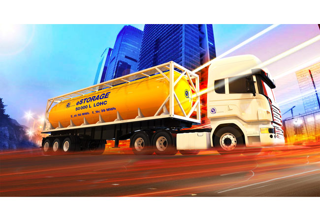 PB: H2I-eStorage-Truck-50,000-L-LOHC