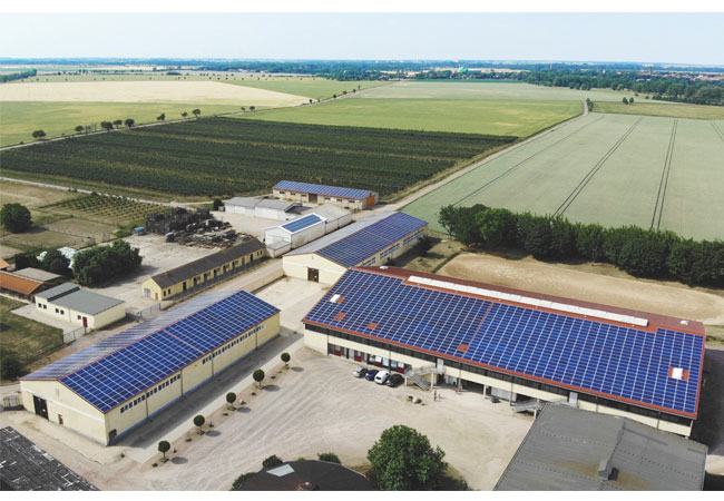 PB: PV-Dachanlage-Vodasun-Gruppe