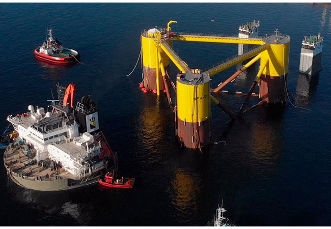 PB: Turbine assembly begins for the WindFloat Atlantic project