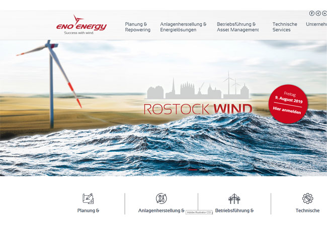 Internetauftritt: https://www.eno-energy.com