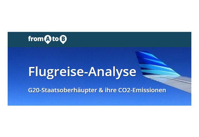 Internetauftritt: https://www.fromatob.de/g20-co2-bilanz-vergleich/