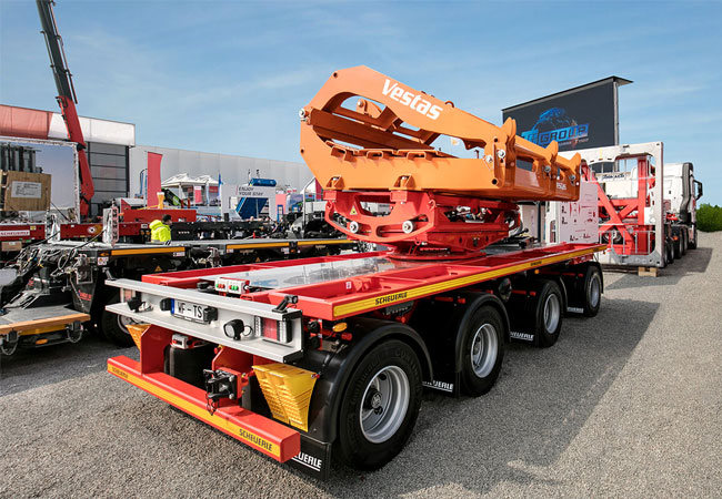 PB: Rotorblatt-Transport-System von Scheuerle