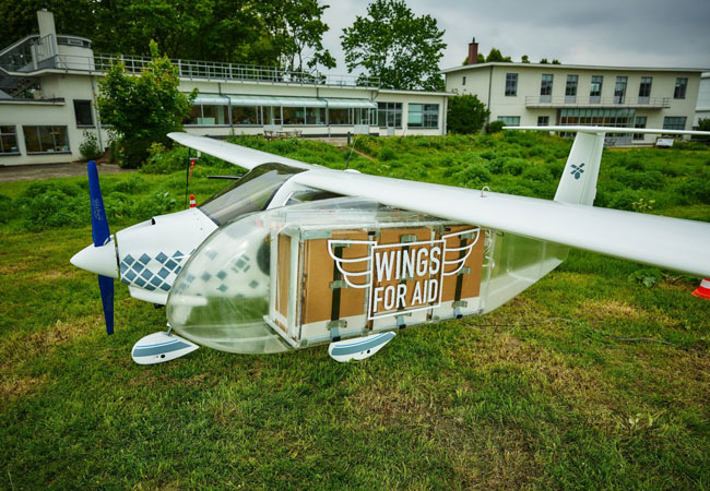 PB: The Wings for Aid Delivery System. Picture source: Wings for Aid.