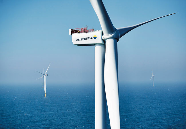 PB: Offshore-Windturbinen im Windpark Horns Rev 3