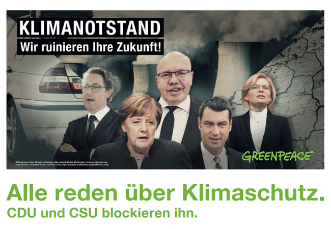 PB: Alle reden über Klimaschutz. CDU und CSU blockieren ihn.