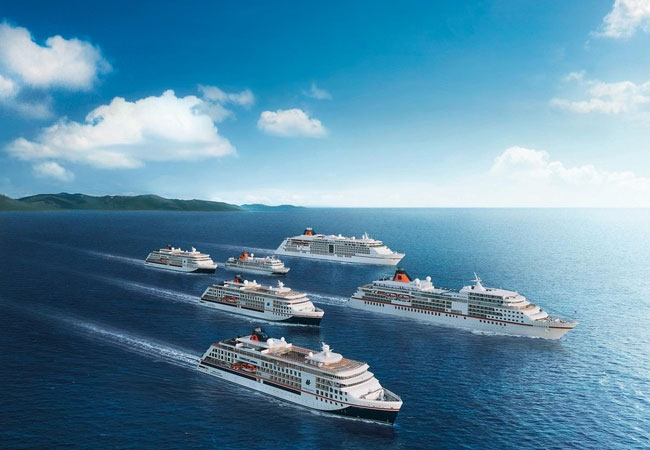 PB: Die Hapag-Lloyd Cruises Flotte. / Quellenangabe: "obs/Hapag-Lloyd Cruises"