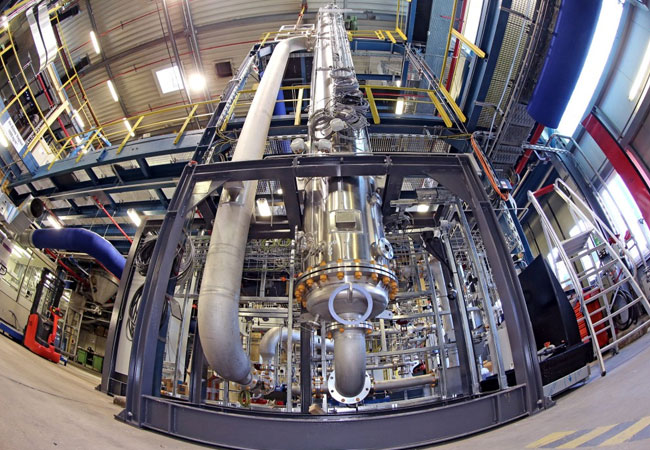 PB: Im Evonik-Modul der Rheticus Versuchsanlage arbeiten Bakterien an der Umwandlung von Synthesegasen in Spezialchemikalien wie Butanol. Quelle: Evonik