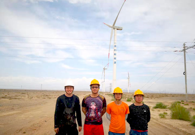 PB: Mitarbeiter der chinesischen Tochterfirma fos4X Wind Power Technology