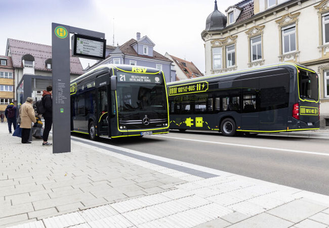PB: Die neuen eCitaro der Reutlinger Stadtverkehrsgesellschaft (RSV) bewähren sich bereits im Testeinsatz.