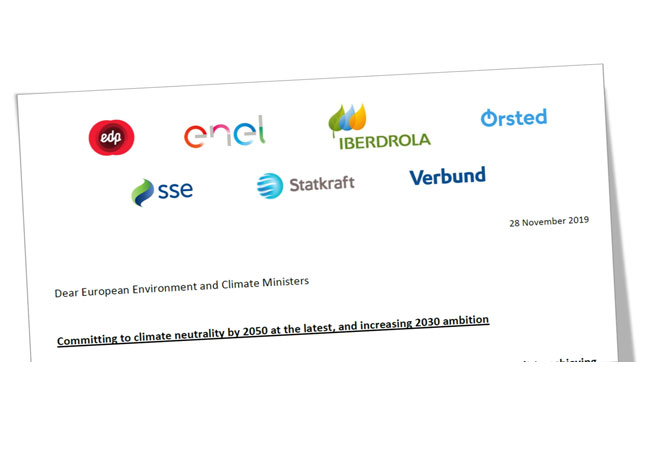 PB: Energieunternehmen fordern ein ehrgeizigeres Klimaziel für 2030 für die EU