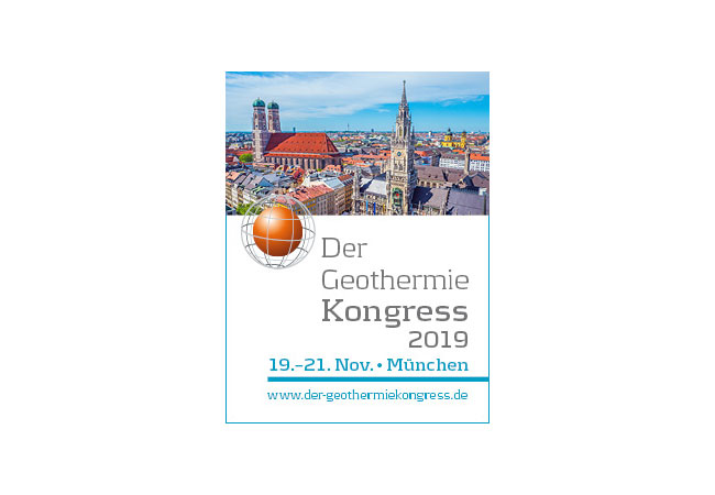 PB: Der Geothermiekongress DGK findet vom 19. - 21. November 2019 in München statt.