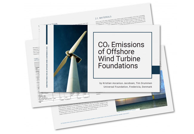 PB: Whitepaper on CO2 Emissions of Offshore Wind Turbine Foundations