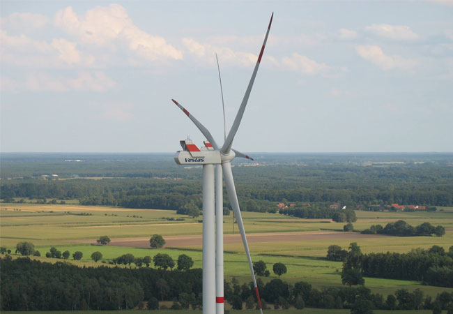 Pressefoto: BU: Die Deutsche Windtechnik übernimmt sechs Anlagen vom Typ Vestas V112 im WP Bokel-Ellerdorf. / © Deutsche Windtechnik AG
