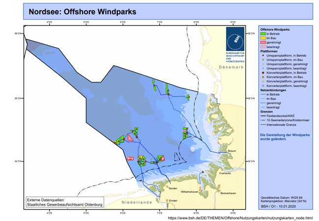 PB: Nordsee Offshore-Windparks