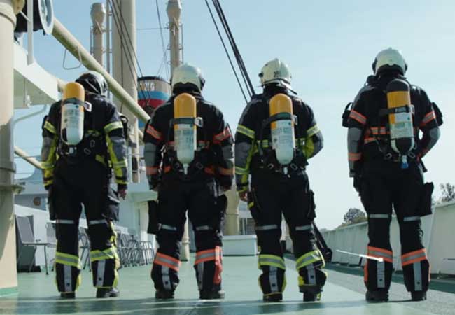 Videobild: Unterstützungssystem für Feuerwehren an Bord von Schiffen EFAS Rostock
