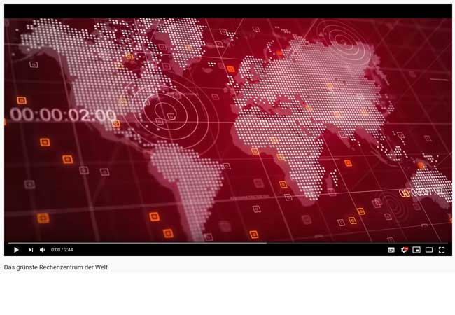 Videobild: Das grünste Rechenzentrum der Welt
