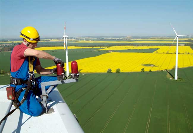 PB: Windkraft ist als grösste Stromquelle die Basis unserer Industrie / Foto: © ENERTRAG Aktiengesellschaft