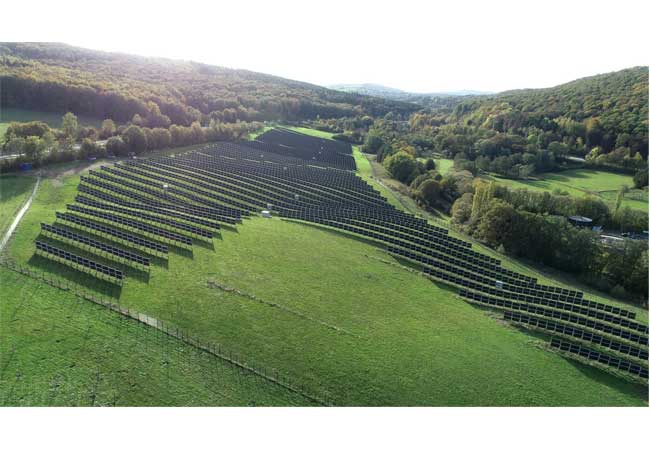 Pressefoto: BU: Solarpark in Eppelborn Deutschland (2 MWp) / © Next2Sun GmbH