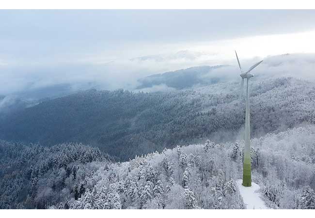 PB: Winter-Windrad-Enercon-Schnee-Eis-10 November / © Marvin-Schnell