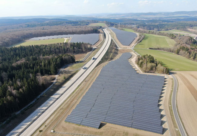 PB: Luftbilder des Solarparks Rottenbach, Quelle: Greenbuddies, s.r.o.