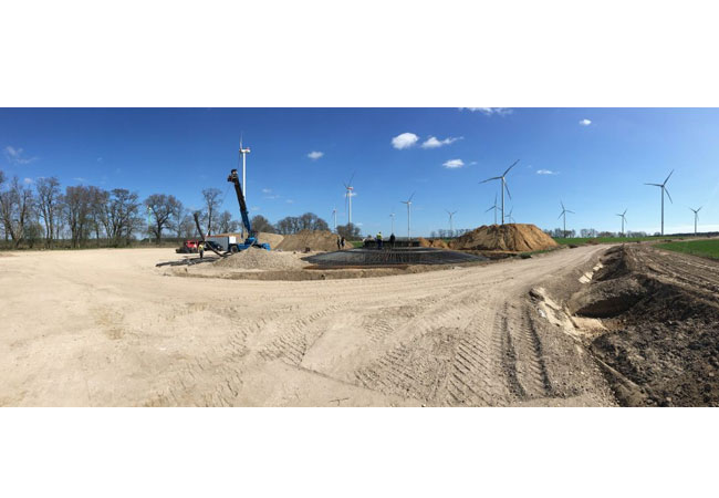 Pressefoto: Berliner Stadtwerke bauen bei Bernau das aktuell größte Windpark-Projekt in der Region / © TME