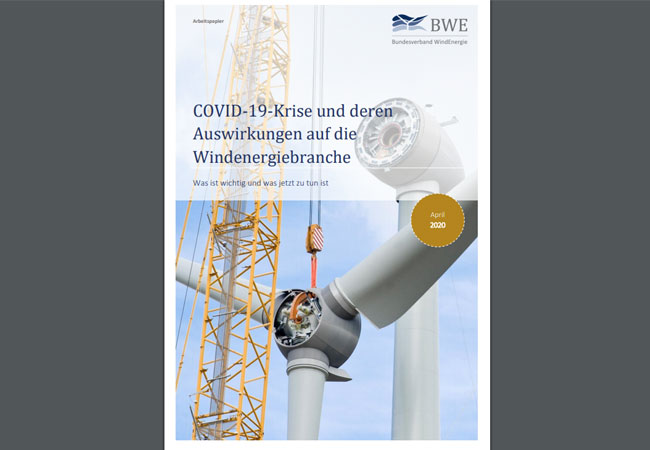 PB: COVID-19-Krise und deren Auswirkungen auf die Windenergiebranche