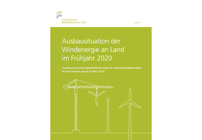 PB: FA Wind | Analyse der Ausbausituation der Windenergie an Land im Frühjahr 2020
