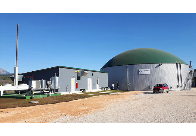 PB: WELTEC BIOPOWER baut Biogasanlage für griechischen Schlachtbetrieb