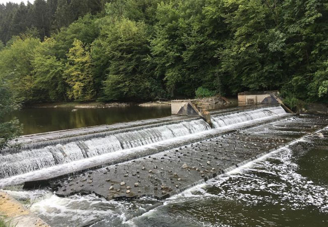PB: Wehr des Kraftwerks Euteneuen