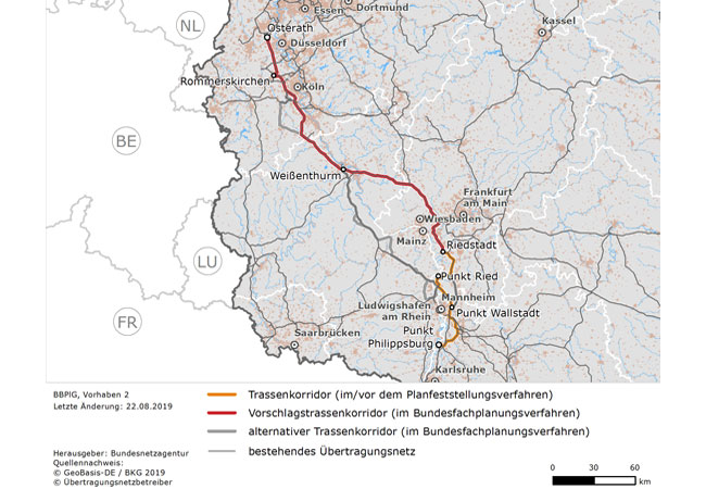 PB: Bundesnetzagentur bietet Erörterungstermin zur Windstromleitung von Emden nach Philippsburg