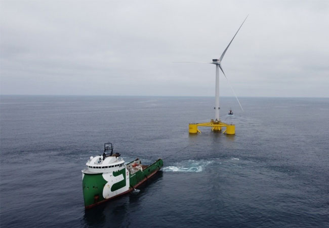 PB: Fugro provides positioning for WindFloat Atlantic semi-submersible floating wind farm