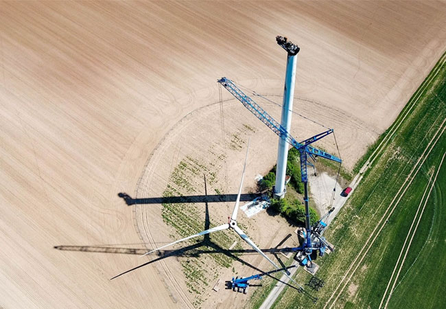 Pressefoto: BU: Etliche Windenergieanlagen in Deutschland erreichen demnächst das Ende ihrer Lebensdauer – und müssen nachhaltig zurückgebaut werden / © neowa GmbH