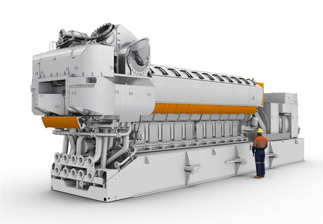 PB: Wärtsilä 31SG generating set. Copyright: Wärtsilä