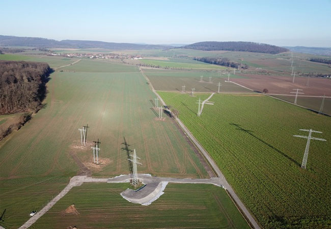 PM: SPIE realisiert für TenneT Teile der 380-kV-Höchstspannungsleitungen Wahle-Mecklar und Emden-Conneforde / Copyright: SPIE Deutschland & Zentraleuropa