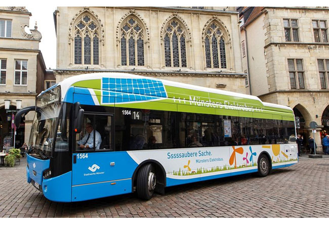 PB: Elektrobusse sind gut für die Umwelt und die Lebensqualität in den Städten / © Stadtwerke Münster
