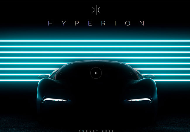 PB: Hyperion stellt ultimatives, wasserstoff-elektrisches Supercar vor