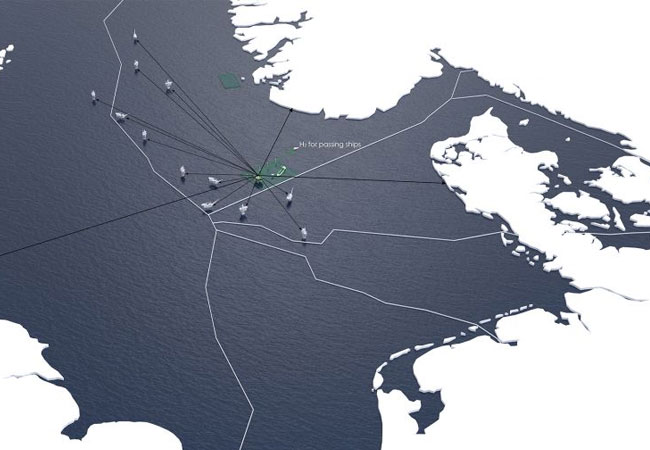 PB: Karte Seewind Nordsee Karte mit der südlichen Nordsee mit möglichen Verbindungen nach Norwegen, Offshore-Anlagen und zum Kontinent.