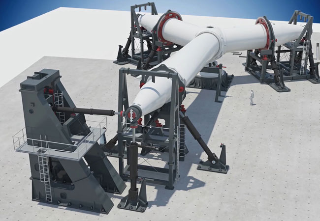 PB: Illustration of the rotor test rig being constructed at LM Wind Power’s WMC... PICTURE CREDIT: IDOM